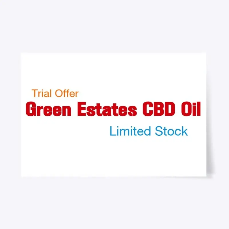 Green Estates CBD Oil | Free Trial Offer